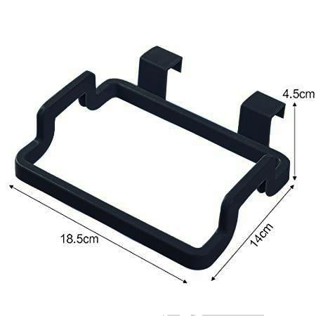 1169 Kitchen Plastic Garbage Bag Rack Holder ( Black Color ) - SkyShopy 1169 Kitchen Plastic Garbage Bag Rack Holder ( Black Color ) - SkyShopy